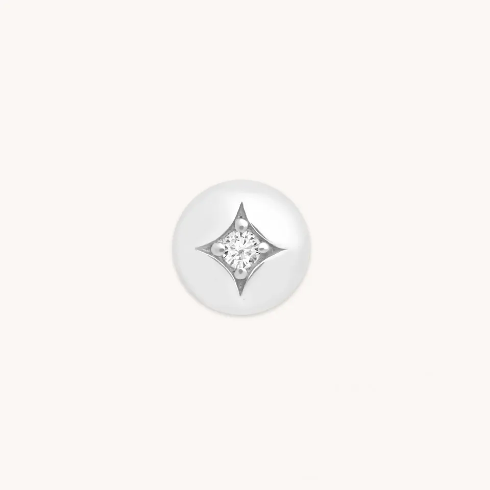 Astrid & Miyu Cosmic Click Charm or blanc 9 carats
