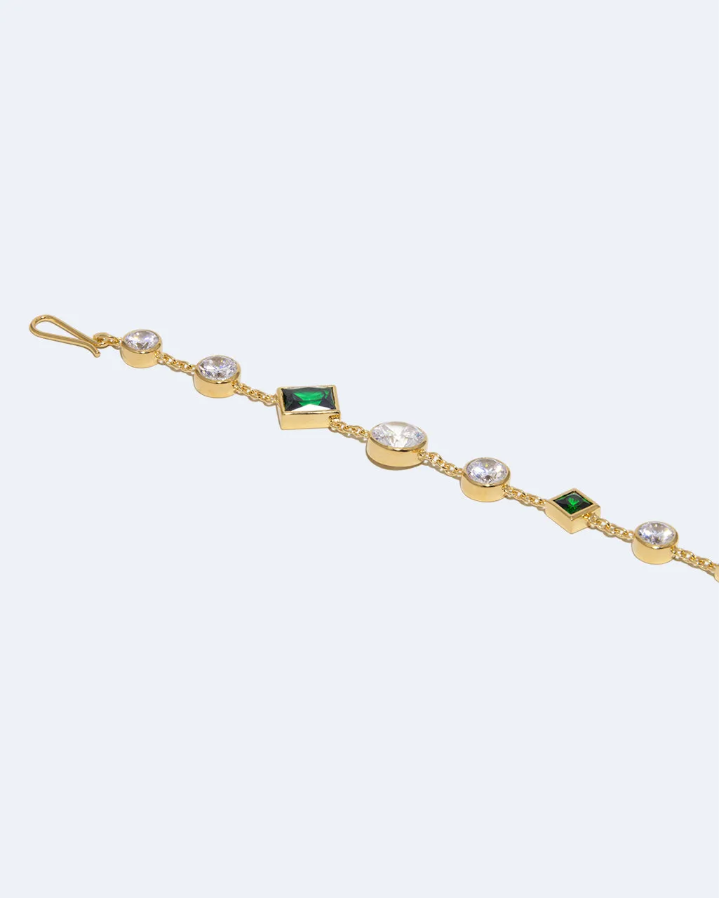 Completedworks The Mysterious Connection bracelet zircon émeraude vermeil