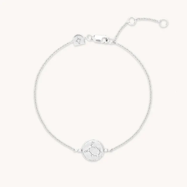 Astrid & Miyu Gemini Zodiac Bracelet bracelet argent gémeaux