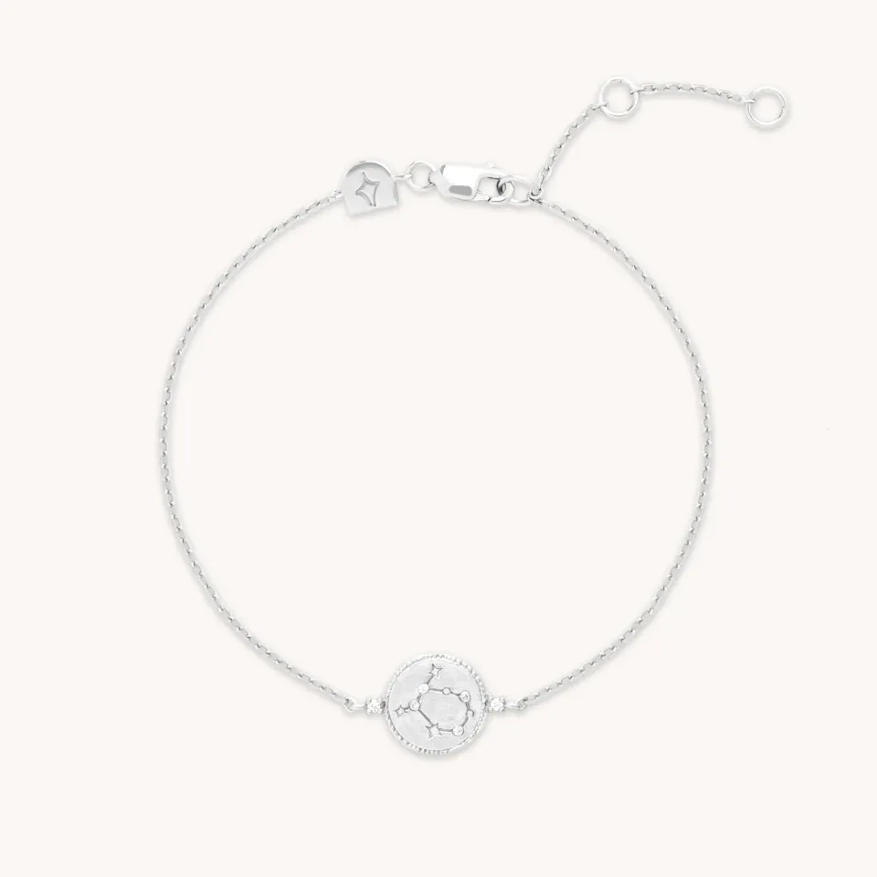 Astrid & Miyu Gemini Zodiac Bracelet bracelet argent gémeaux