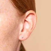 Astrid & Miyu October boucles d’oreilles opale or blanc massif