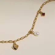 Astrid & Miyu Infinite Slim Chain collier chaîne fine or