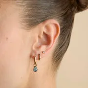 Astrid & Miyu Aquamarine March Clip Charm breloque dorée mars