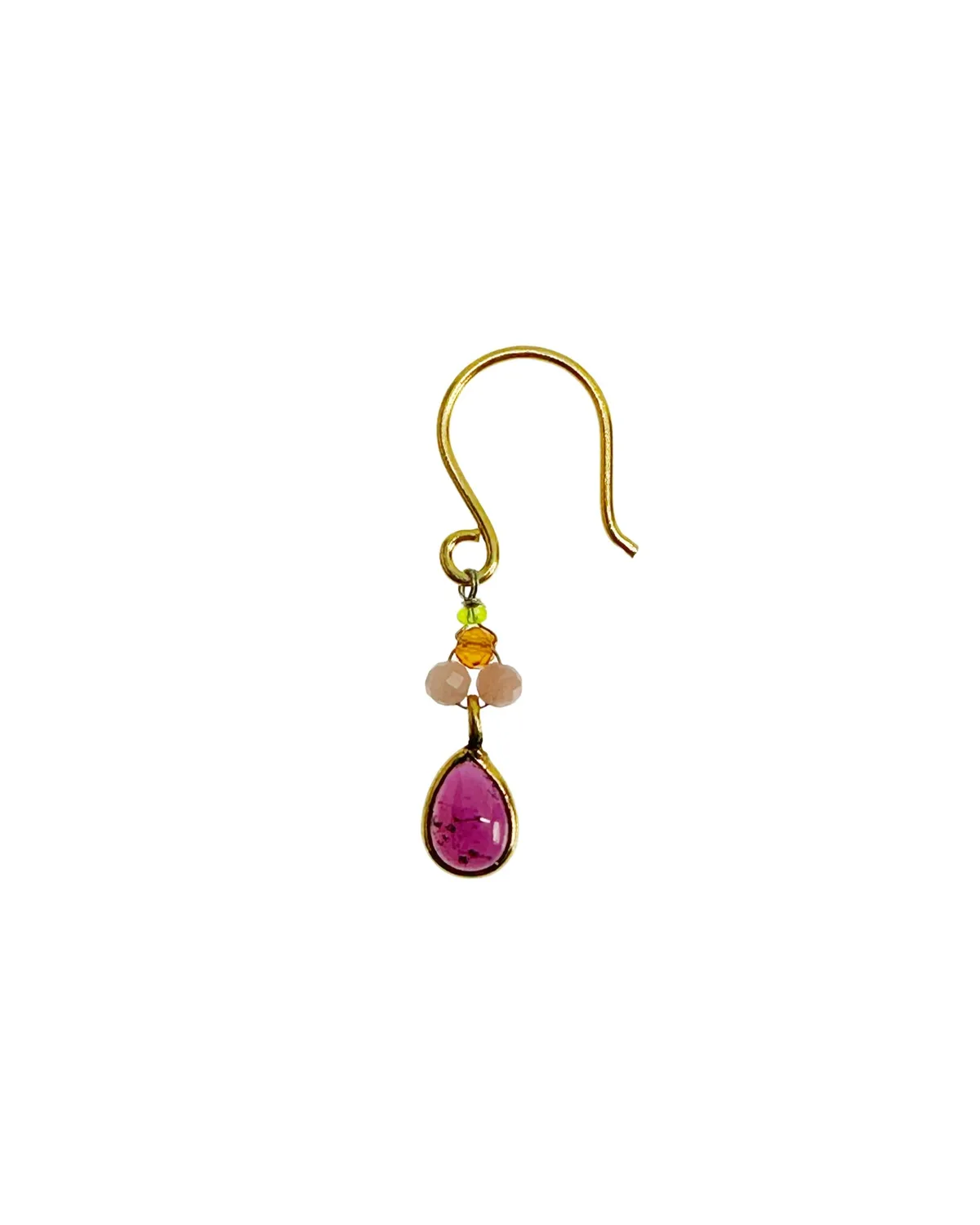 Le Fourbi de Capucine D6 boucles asymétriques amazonite