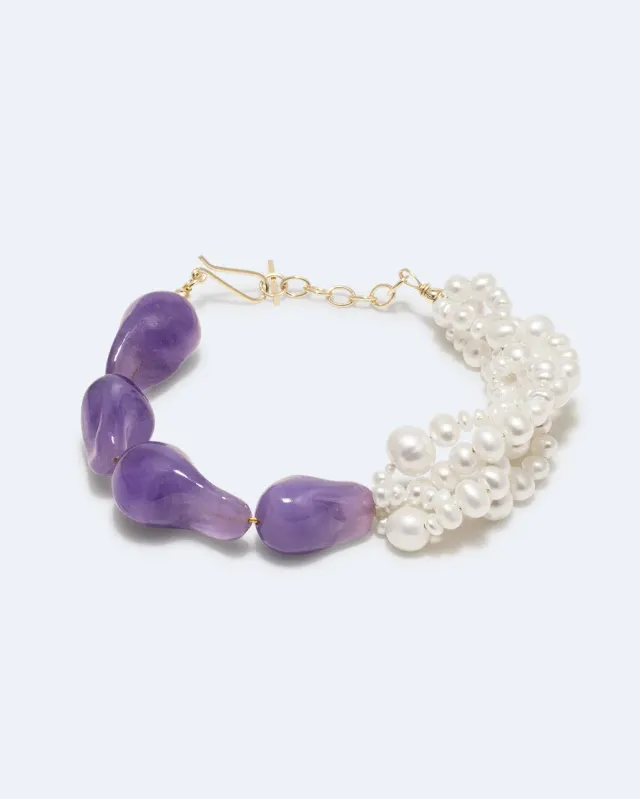 Completedworks Parade of Possibilities II bracelet perles lilas
