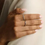 Astrid & Miyu Diamond Eternity bague or blanc diamants