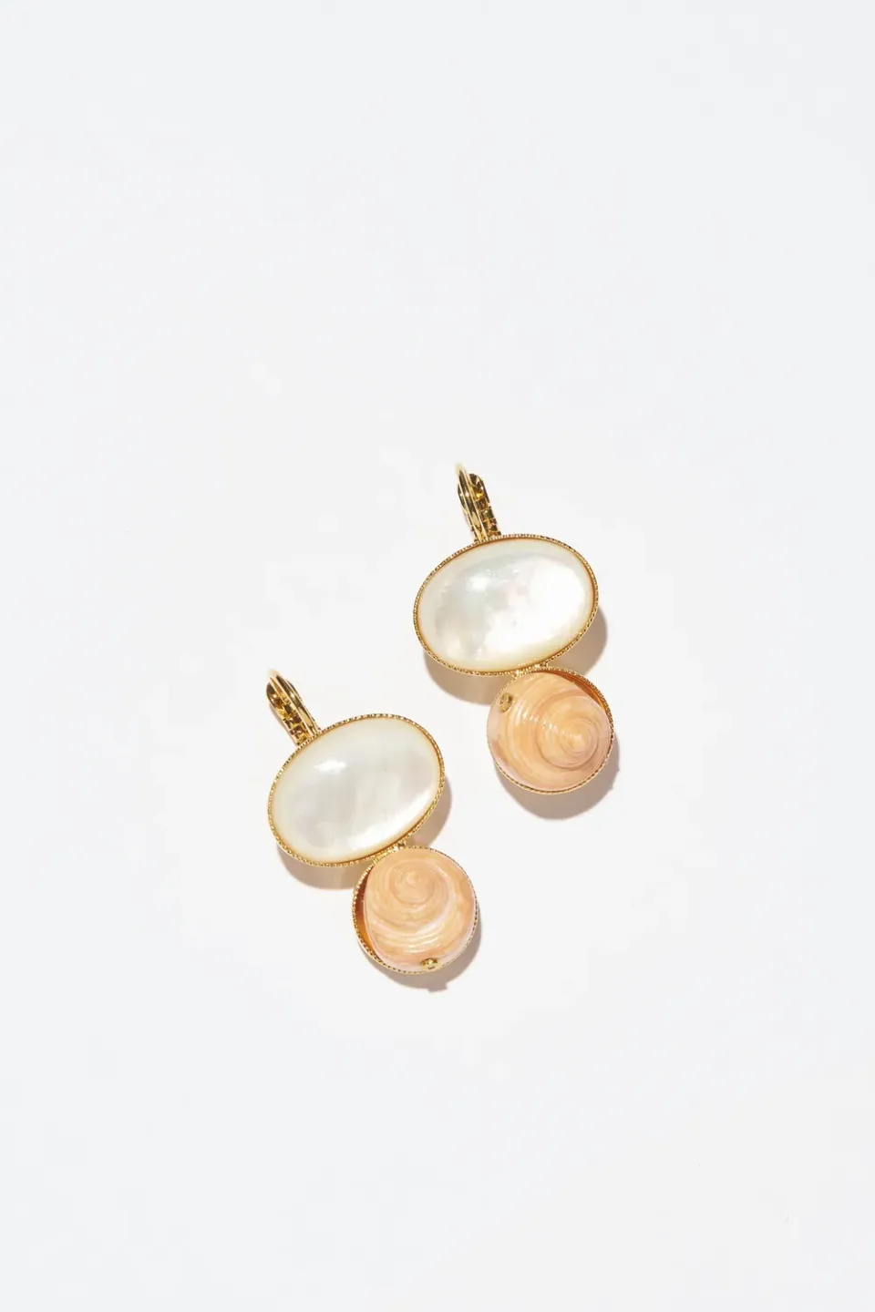 Philippe Ferrandis Corfou dormeuses boucles d'oreilles