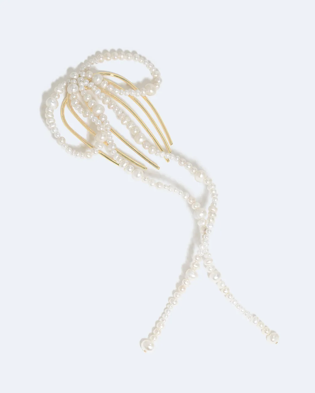 Completedworks Jellyfish peigne cheveux perle doré