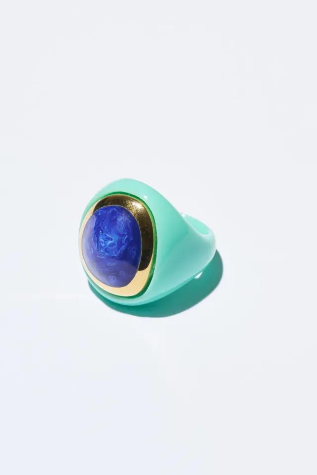 Philippe Ferrandis Riviera bague créateur finition dorée