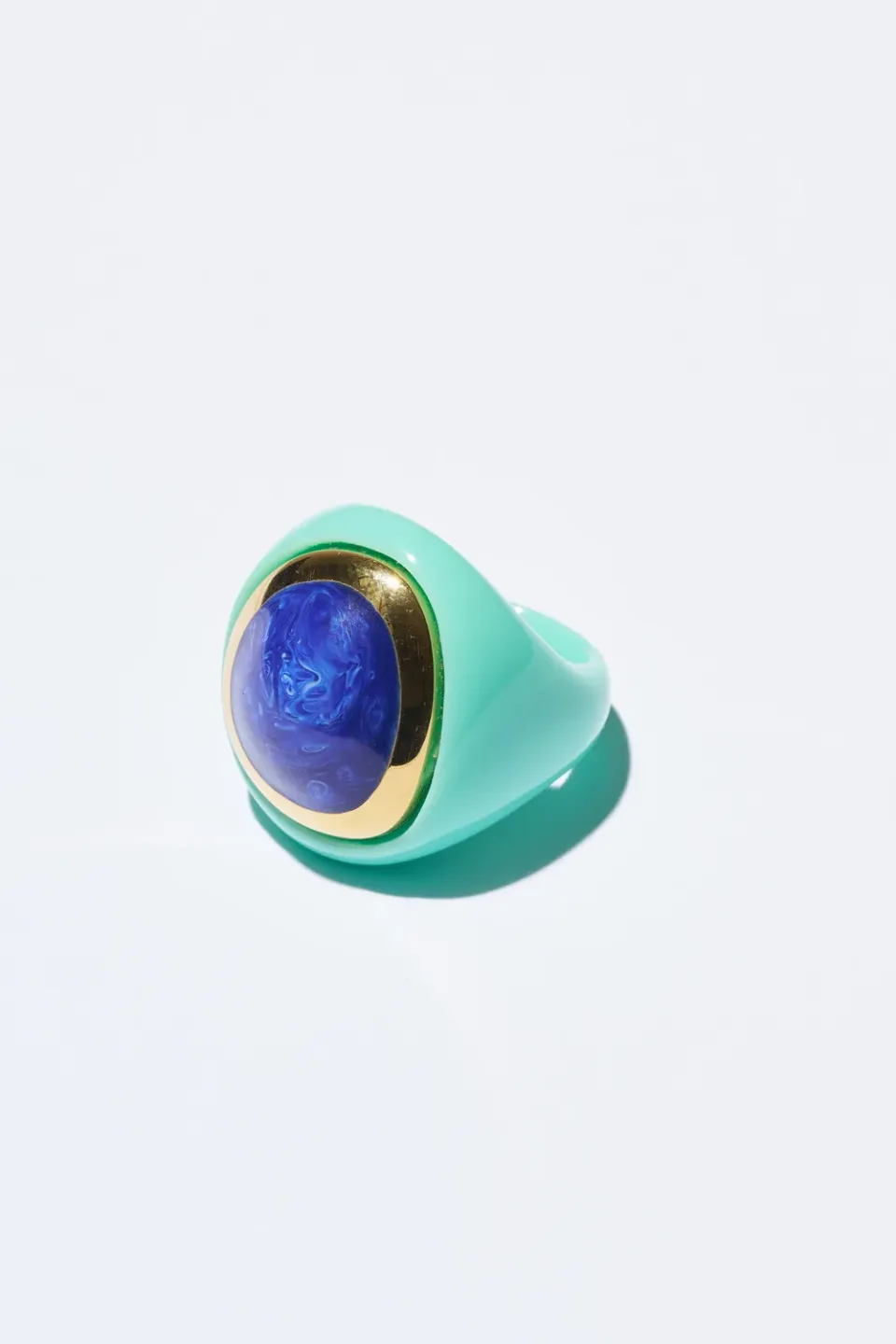 Philippe Ferrandis Riviera bague créateur finition dorée