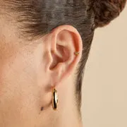 Astrid & Miyu Shell piercing coquillage titane doré