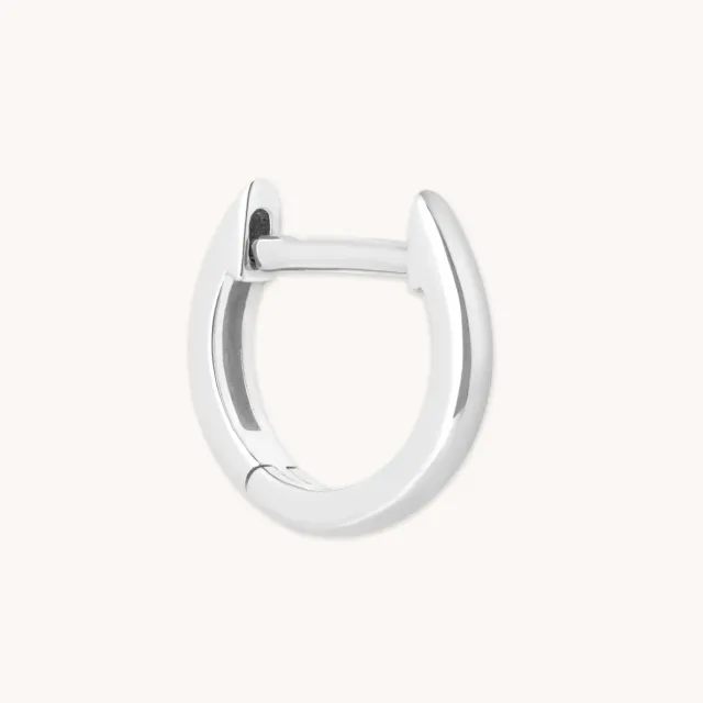 Astrid & Miyu Simple piercing anneau or blanc massif