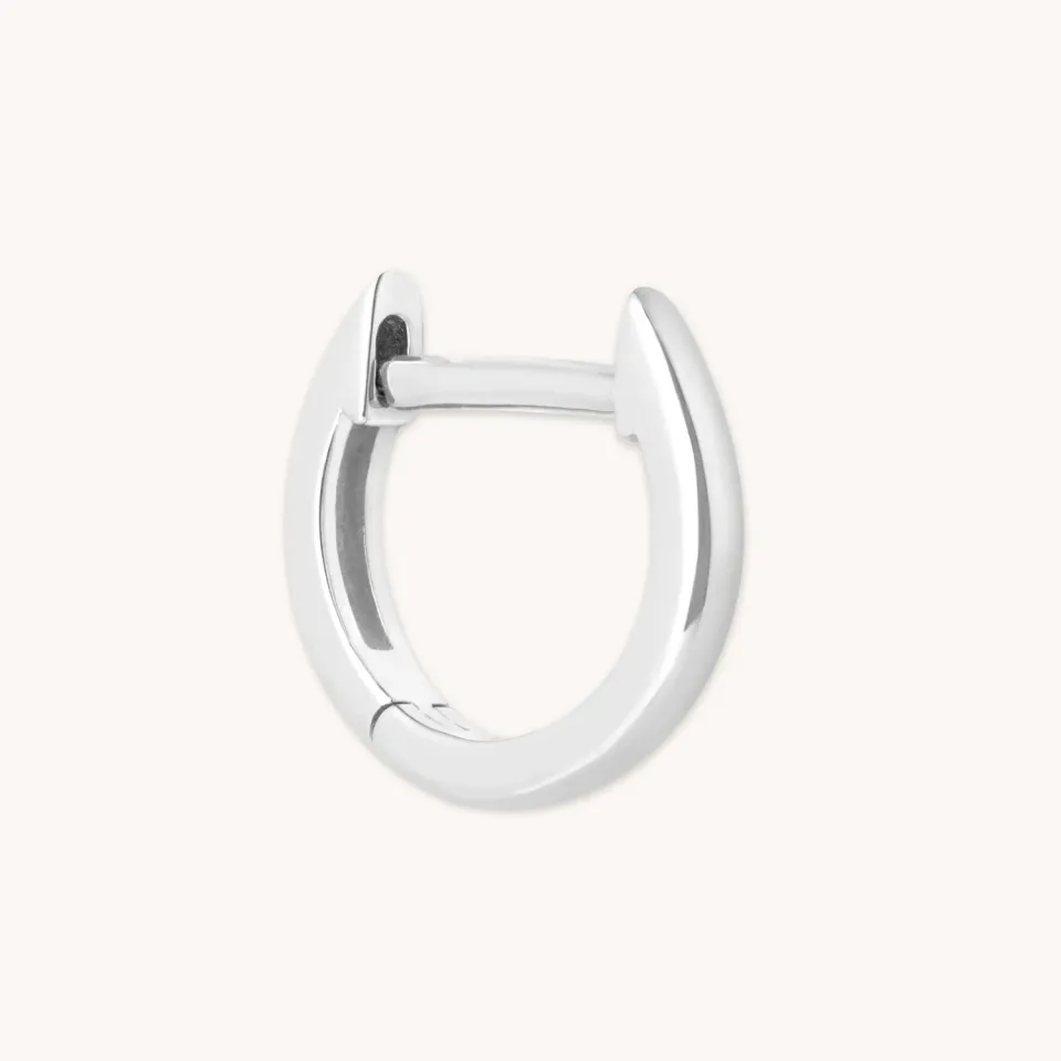 Astrid & Miyu Simple piercing anneau or blanc massif