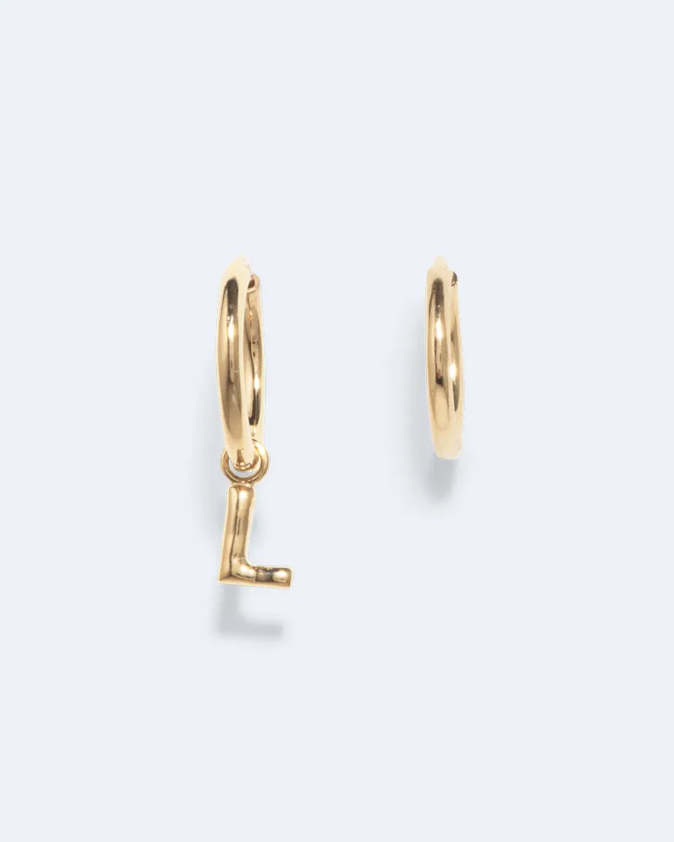 Completedworks Classicworks L boucles vermeil lettre
