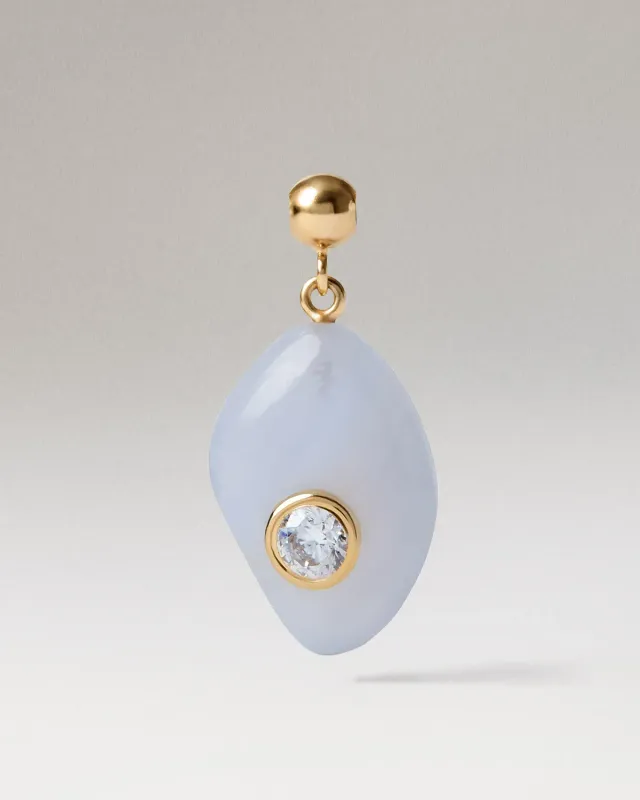 PDPAOLA Serenity breloque agate bleue