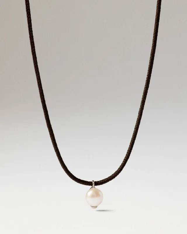 PDPAOLA Orion La Perla collier perle cordon 62 cm