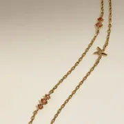 Astrid & Miyu Starfish Double Chain bracelet or