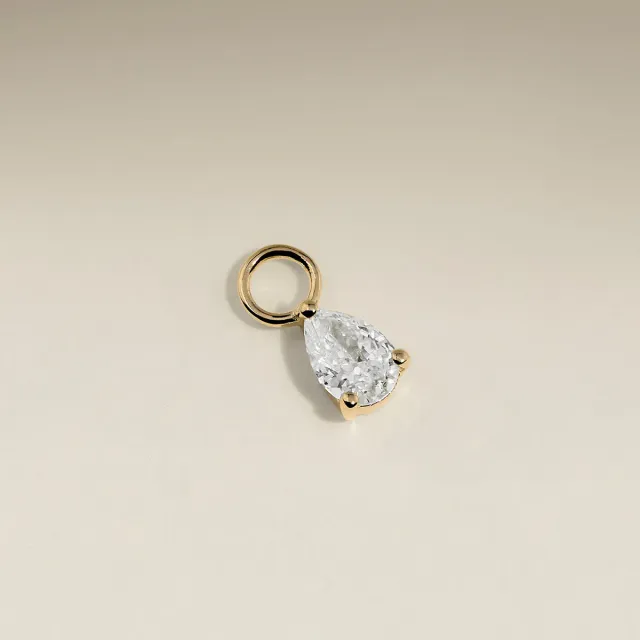 Astrid & Miyu April Diamond breloque diamant or massif