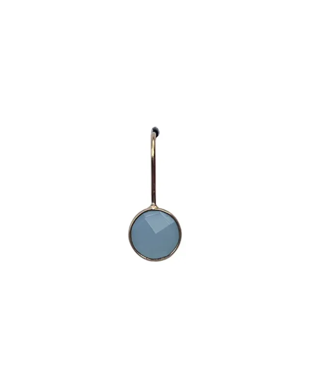 Le Fourbi de Capucine LF18B boucles d'oreilles calcédoine 2cm
