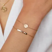 Astrid & Miyu Leo bracelet doré zodiaque Lion