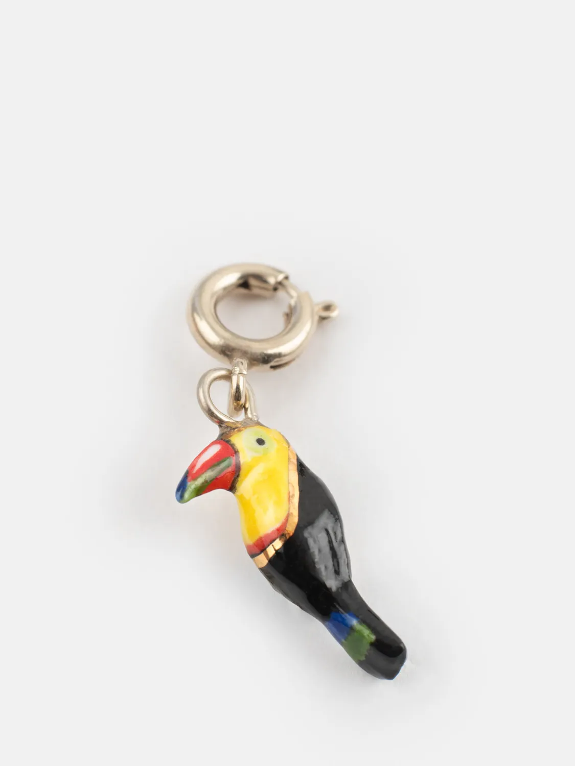 Nach Bijoux Mix and Match charms toucan tropical porcelaine