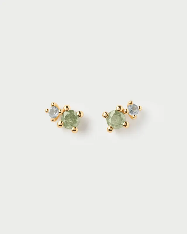 PDPAOLA Moss boucles puces vert olive et bleu