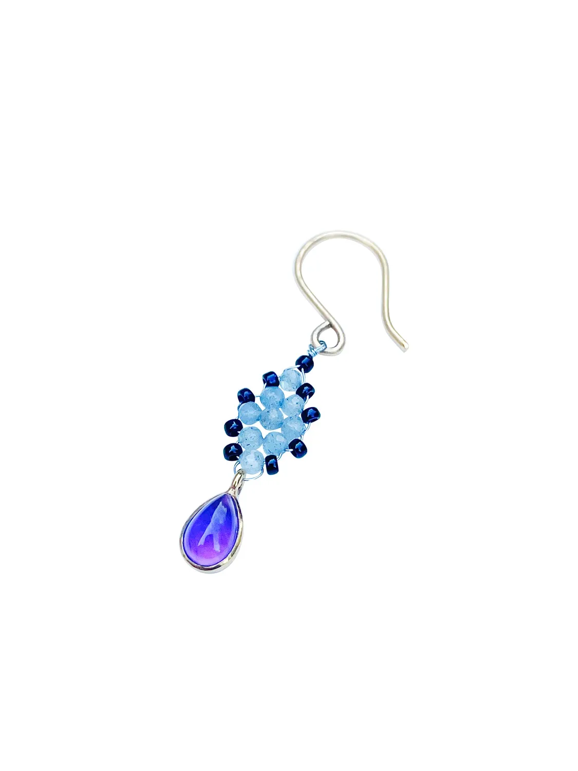 Le Fourbi de Capucine FDC204 boucles d’oreilles labradorite