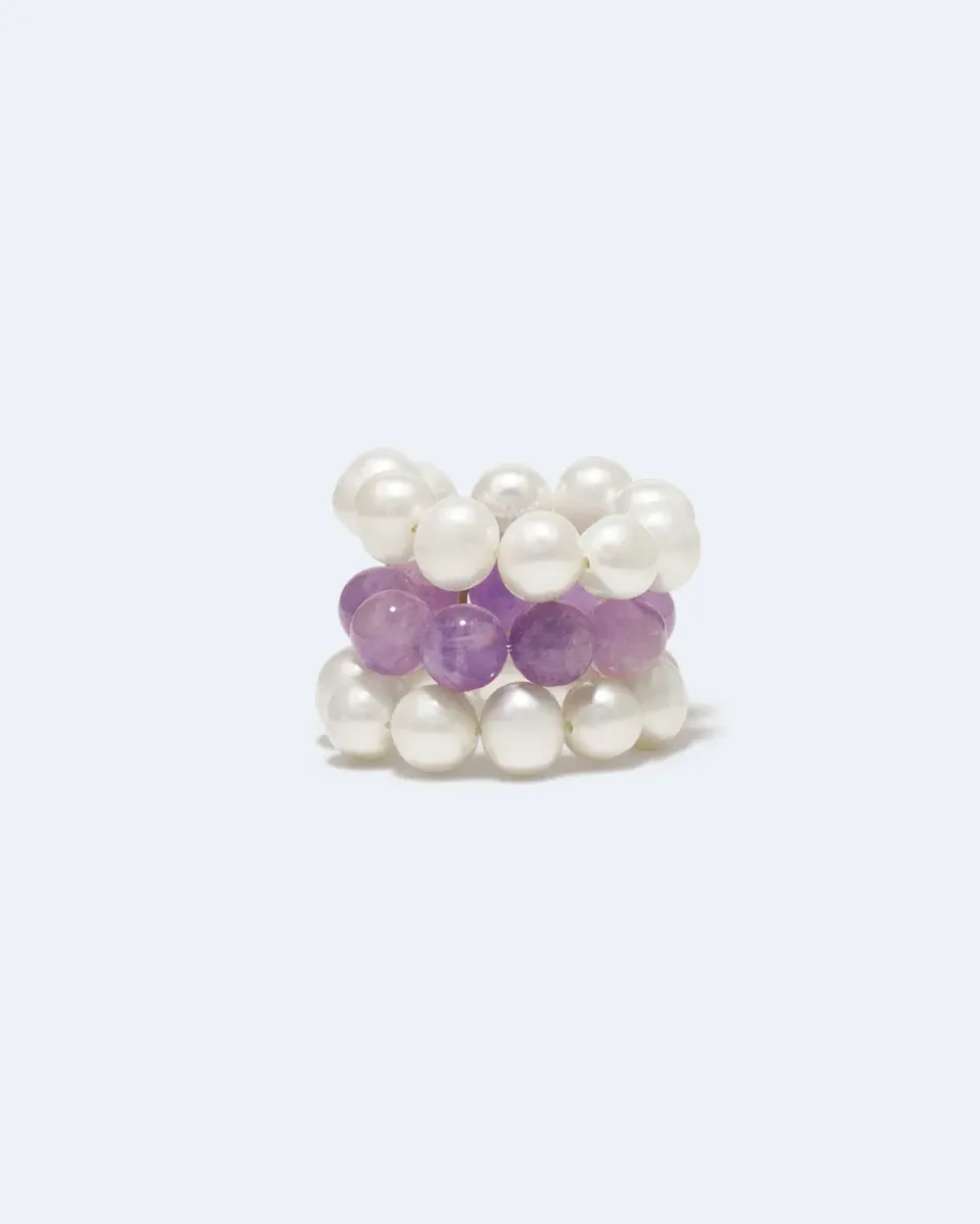 Completedworks One Blank bague perle jade dorée