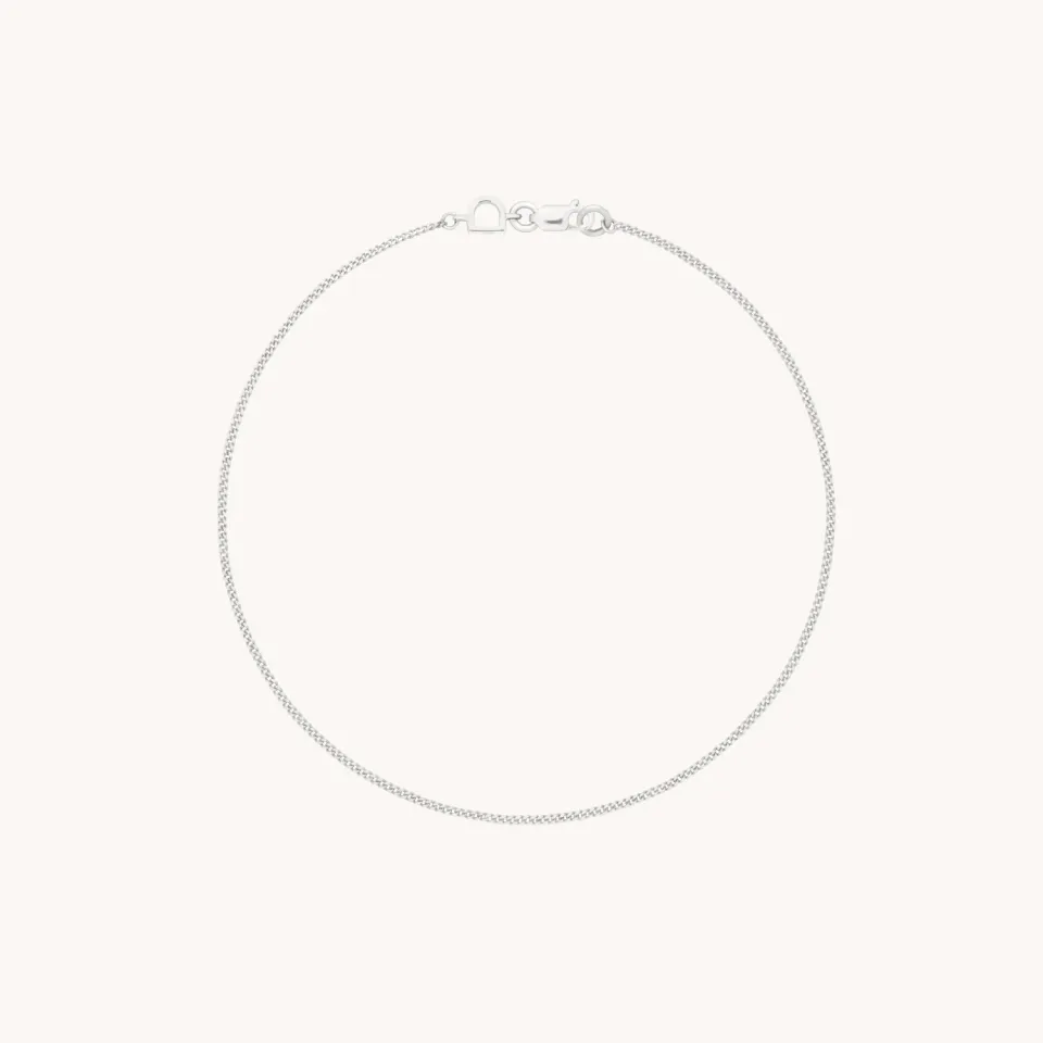 Astrid & Miyu Miyu Story Chain bracelet or blanc massif