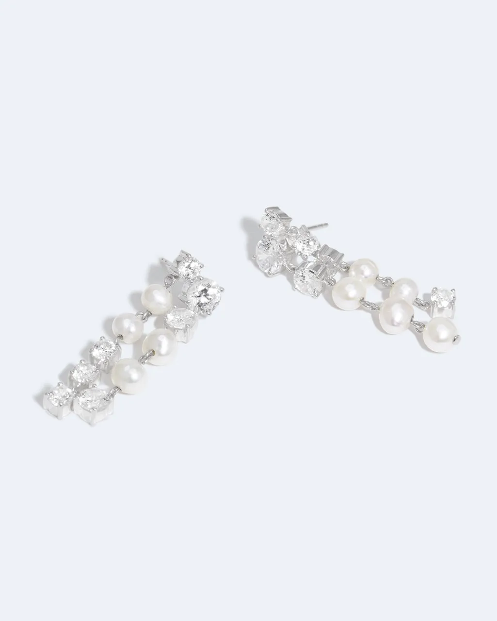 Completedworks In Search of Lost Time boucles perle argent