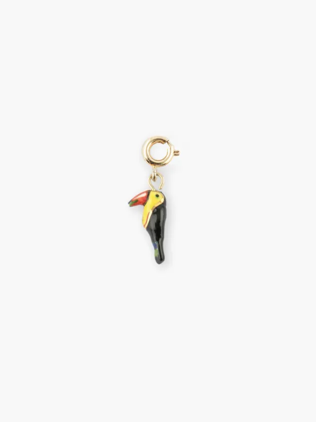 Nach Bijoux Mix and Match charms toucan tropical porcelaine