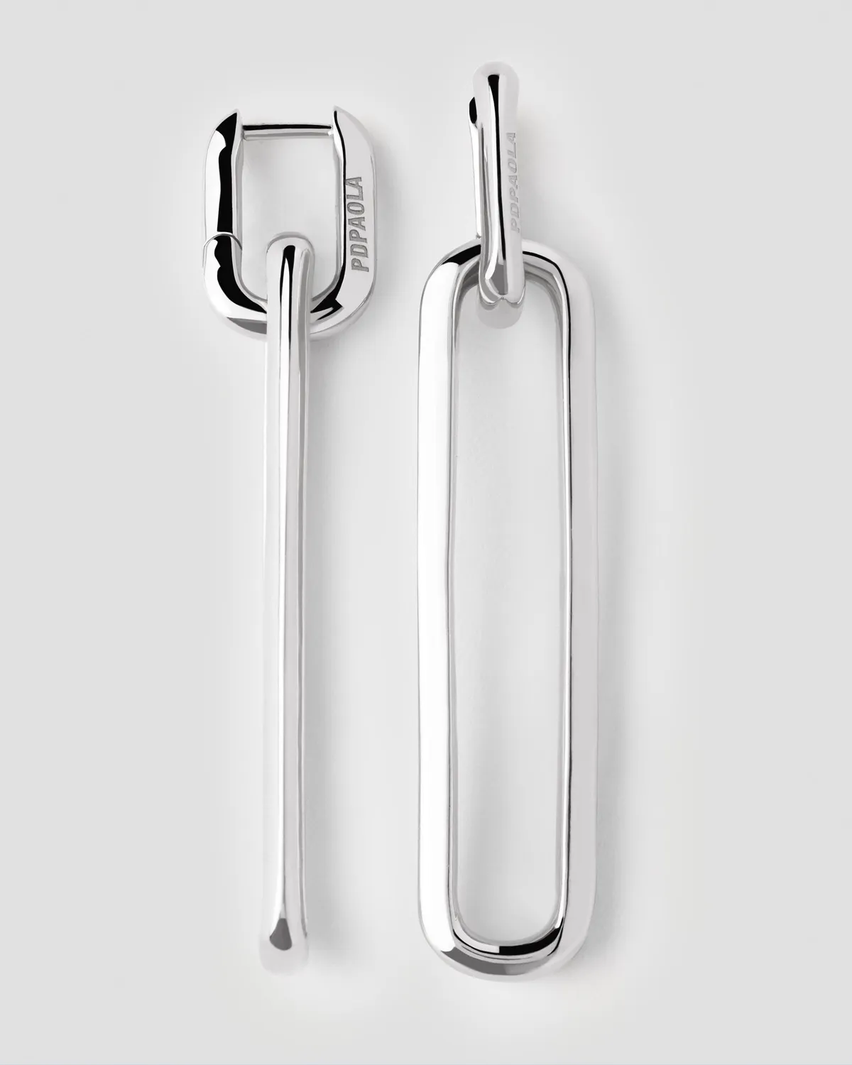 PDPAOLA Rodeo boucles créoles argent 60,5 mm
