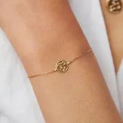 Astrid & Miyu Pisces Zodiac bracelet doré poissons