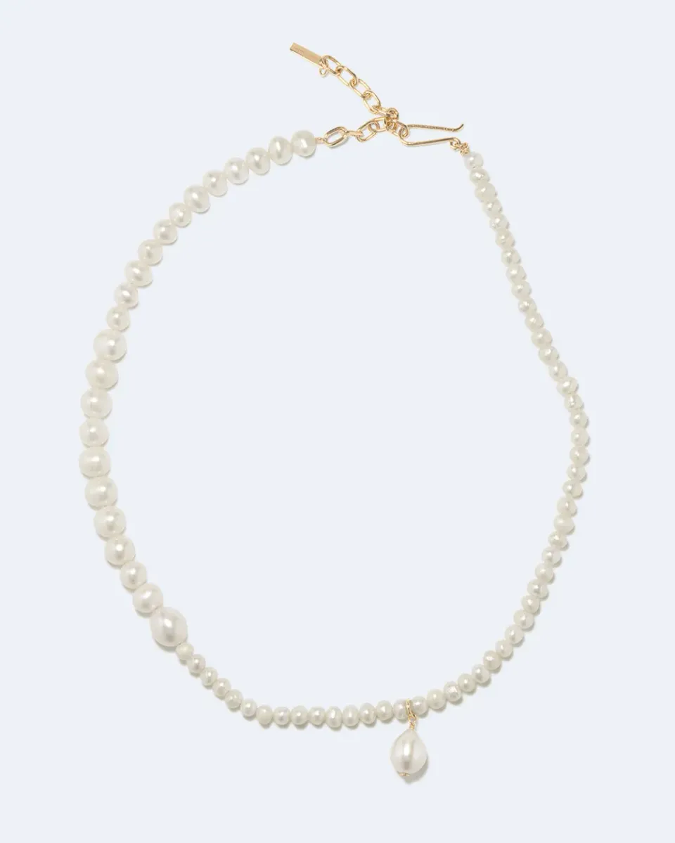 Completedworks Casting Light collier perle vermeil ras-du-cou