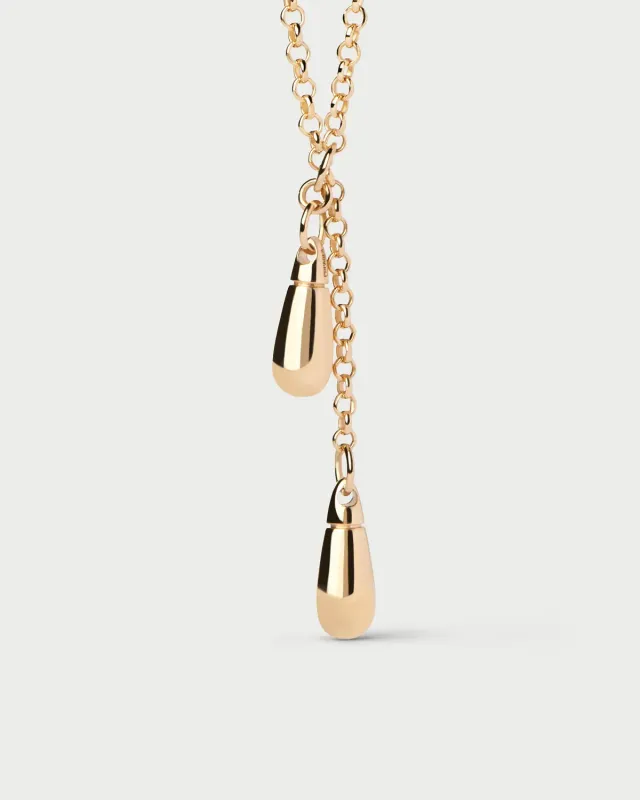 PDPAOLA Icons Tango collier chaîne doré 65 cm