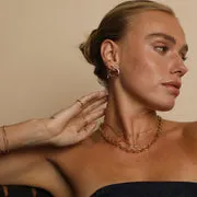 Astrid & Miyu Opal Charm clous doré goutte opale