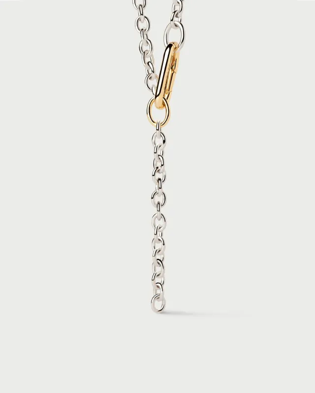 PDPAOLA Beat collier chaîne plaqué or 48 cm