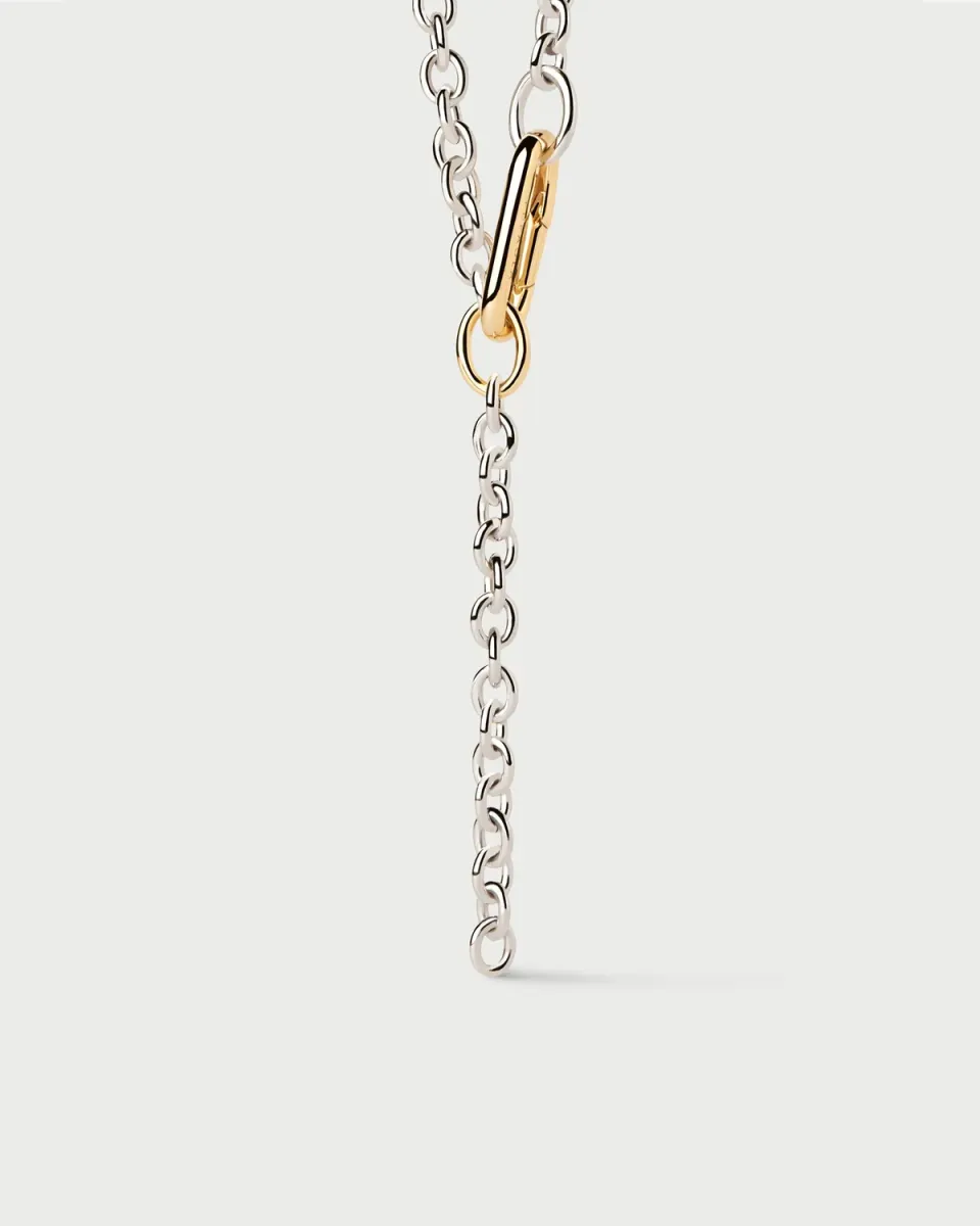 PDPAOLA Beat collier chaîne plaqué or 48 cm