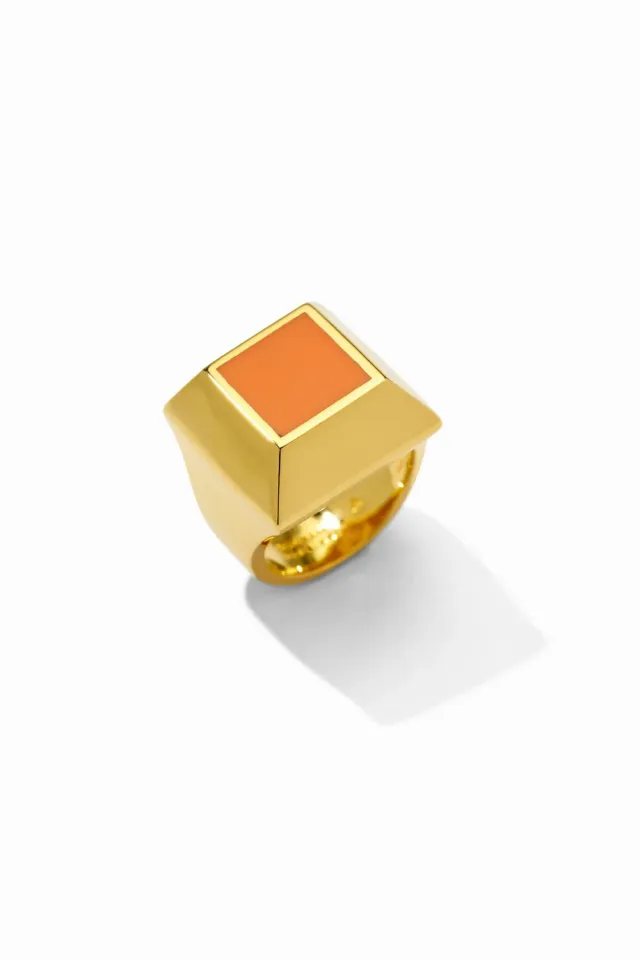 Philippe Ferrandis Kheops bague dorée or fin 24 carats