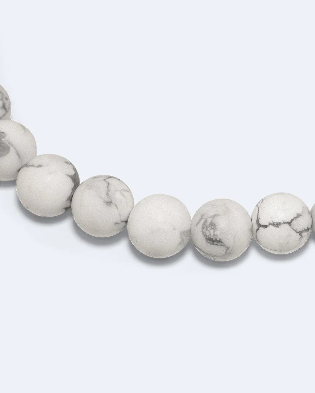 Completedworks Tidelands collier howlite blanche plaqué or