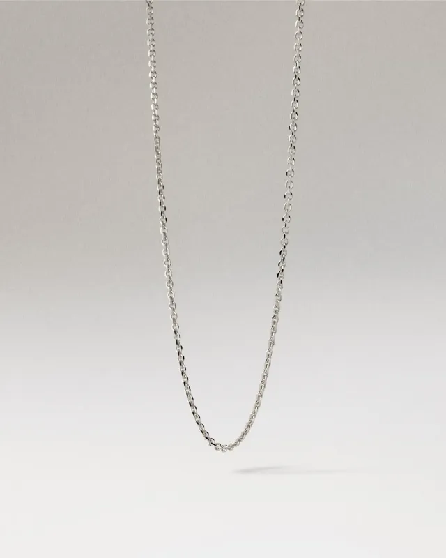 PDPAOLA Essential collier chaîne argent 40-50 cm