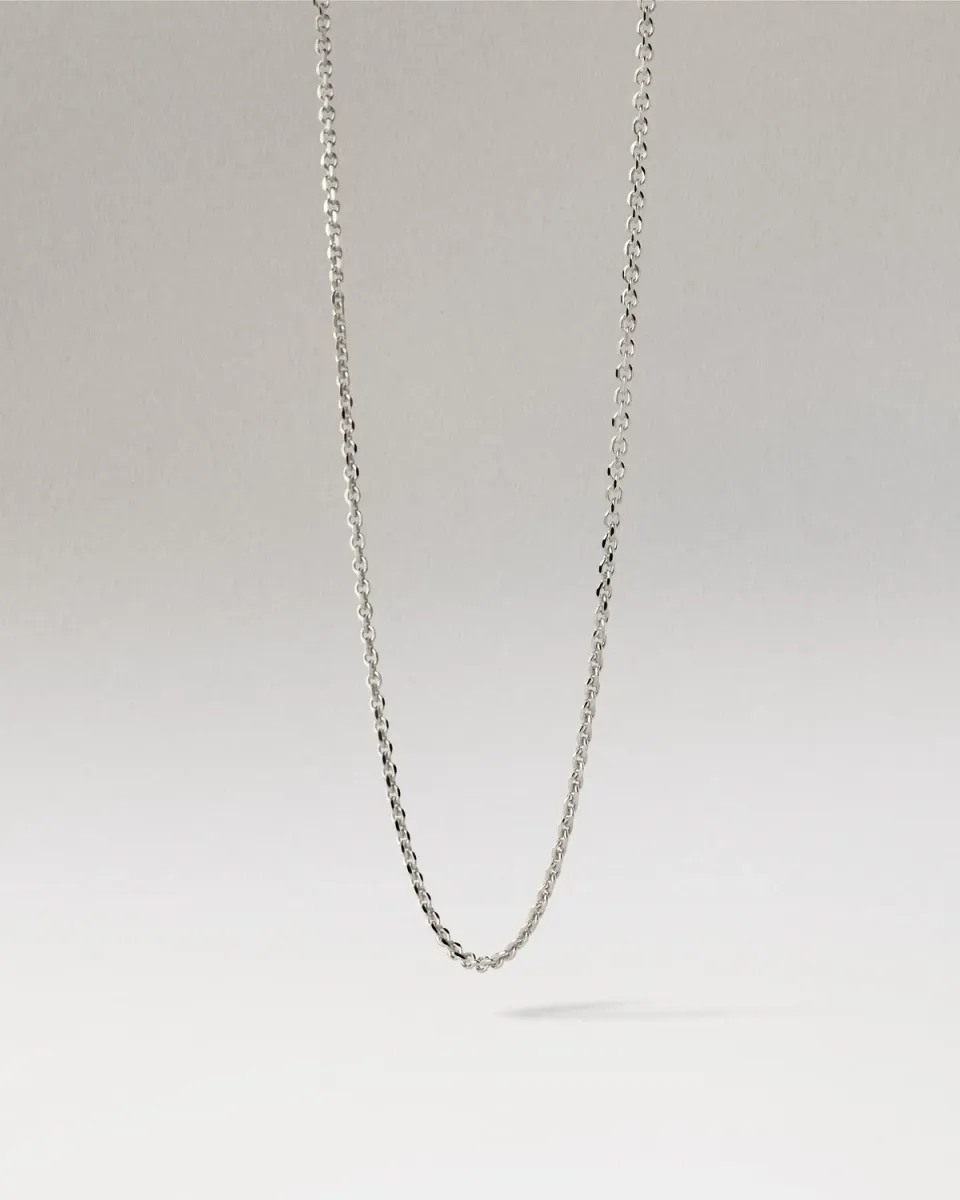 PDPAOLA Essential collier chaîne argent 40-50 cm