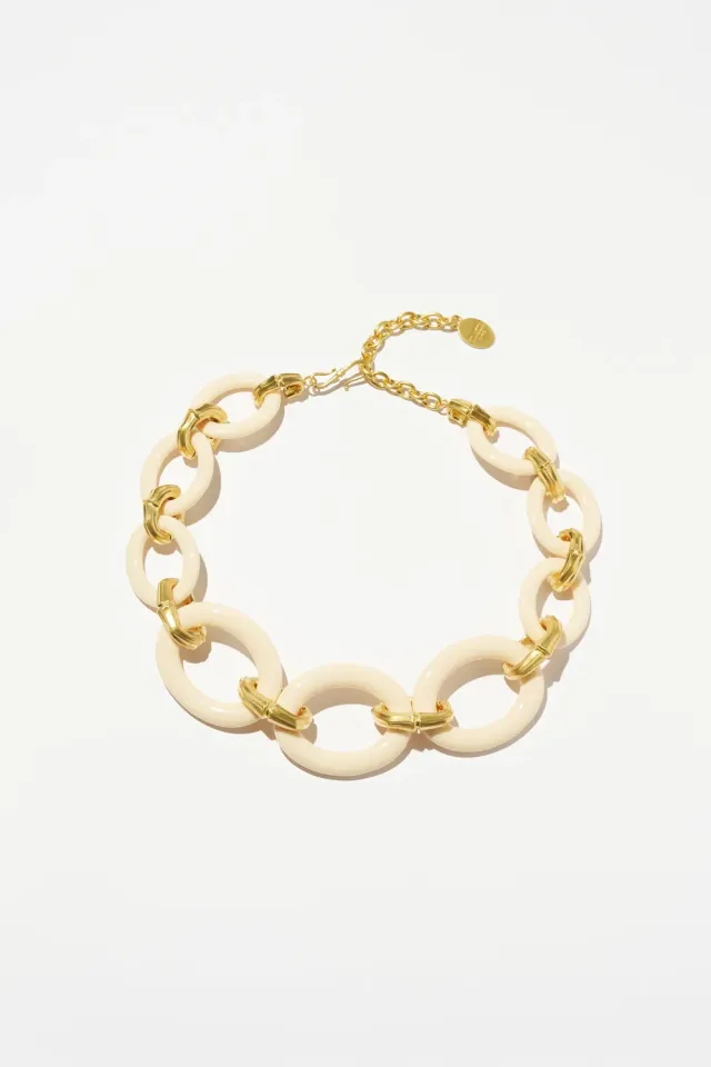 Philippe Ferrandis Bambou collier ras de cou ajustable doré