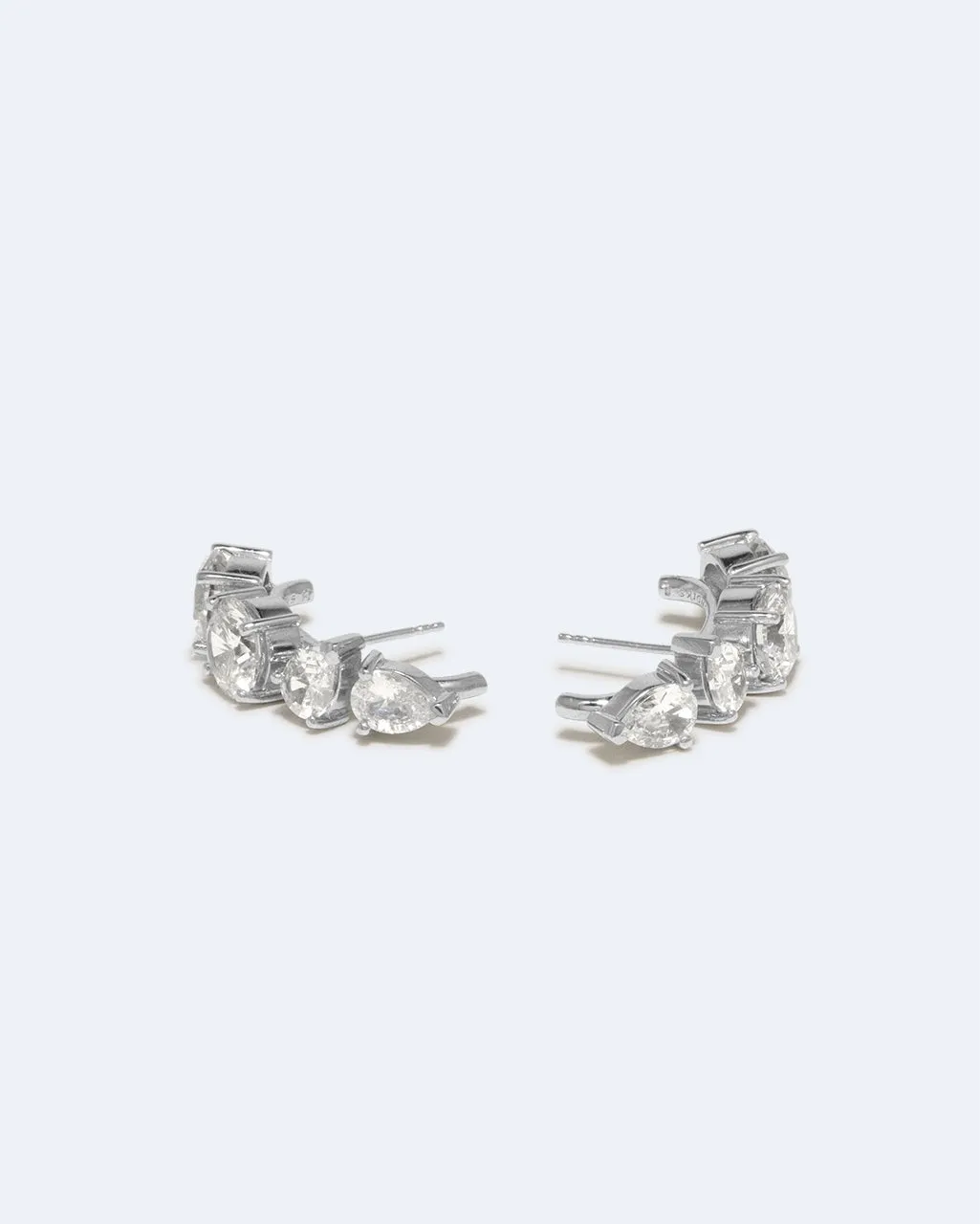 Completedworks Tranquility I boucles zircon platine