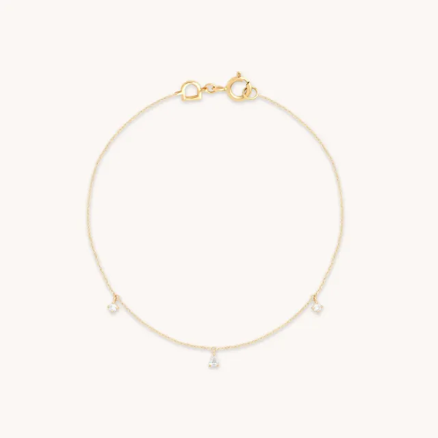 Astrid & Miyu Diamond bracelet charms or massif diamant