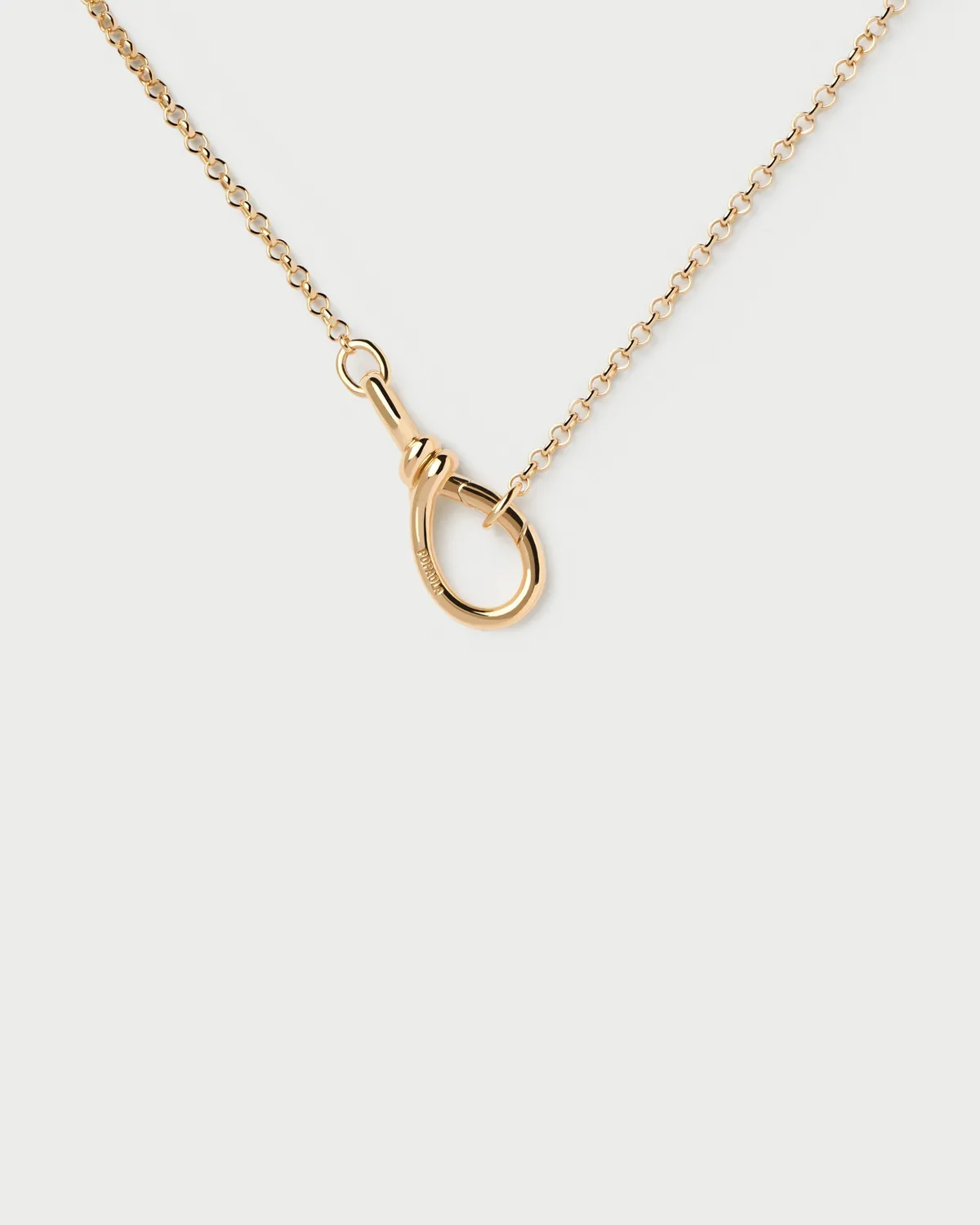PDPAOLA Stacker Clasp collier plaqué or 44 cm