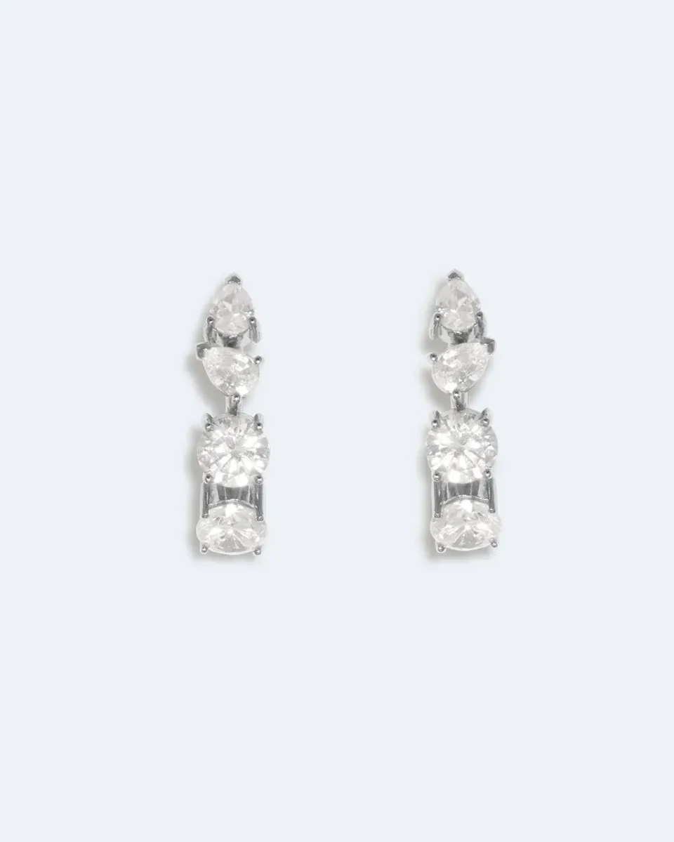 Completedworks Tranquility I boucles zircon platine