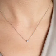 Astrid & Miyu Essential Crystal collier argent cristal