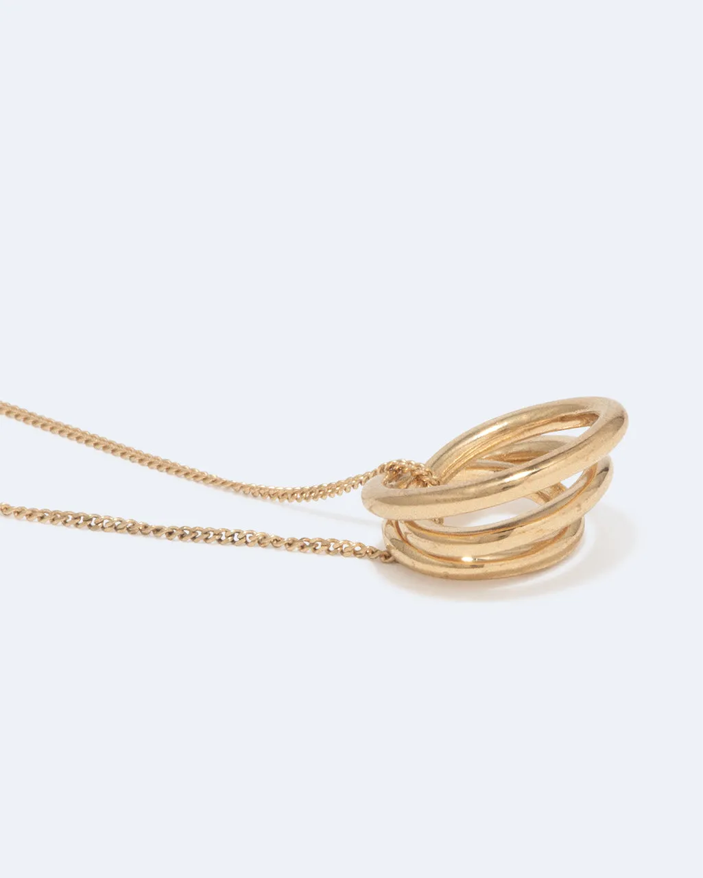 Completedworks Coil Flow pendentif or vermeil recyclé