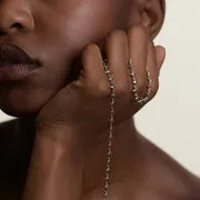Astrid & Miyu Cosmic Star Chain collier argent étoile